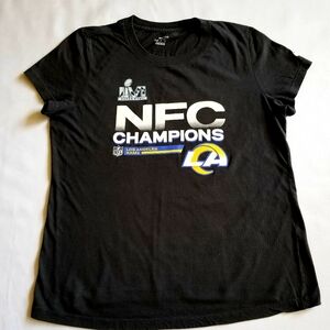 Los Angeles Rams Nike 2021/22 NFC Champions Woman T-Shirt Medium Super Bowl LVI